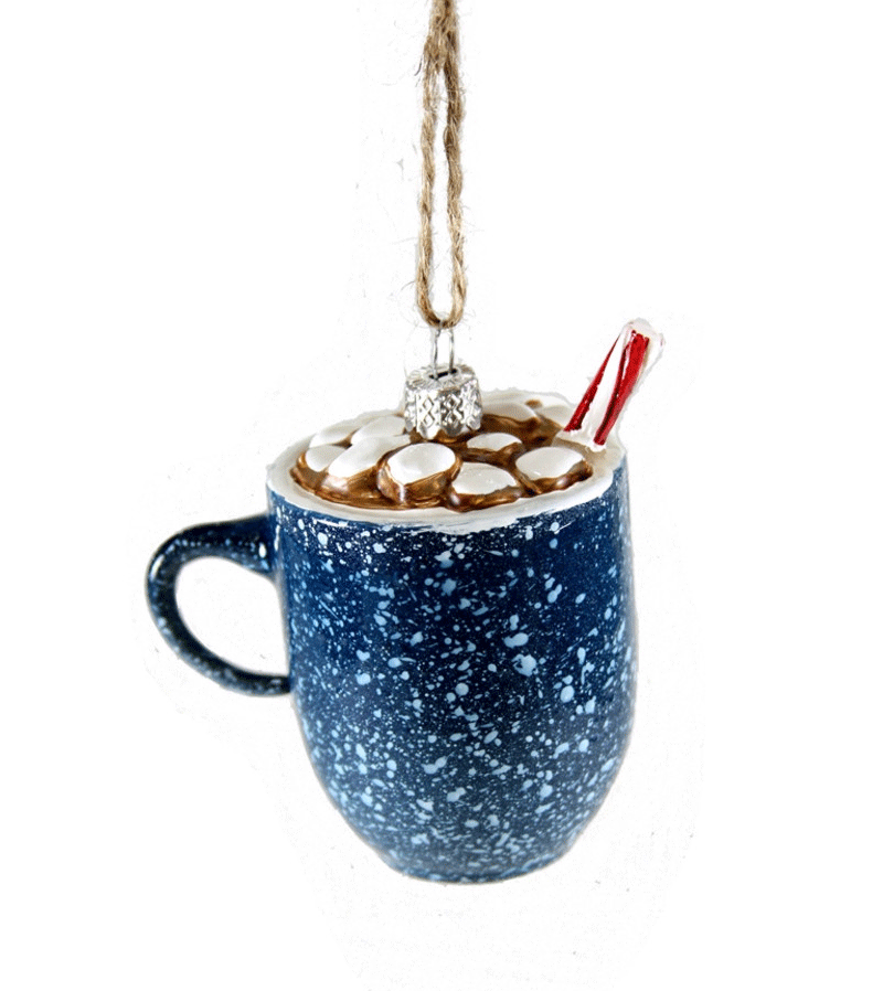 Cup of Cocoa Glass Ornament by Cody Foster