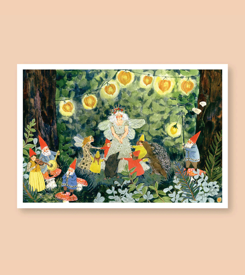 Dance for the Fairy Queen Print by Phoebe Wahl