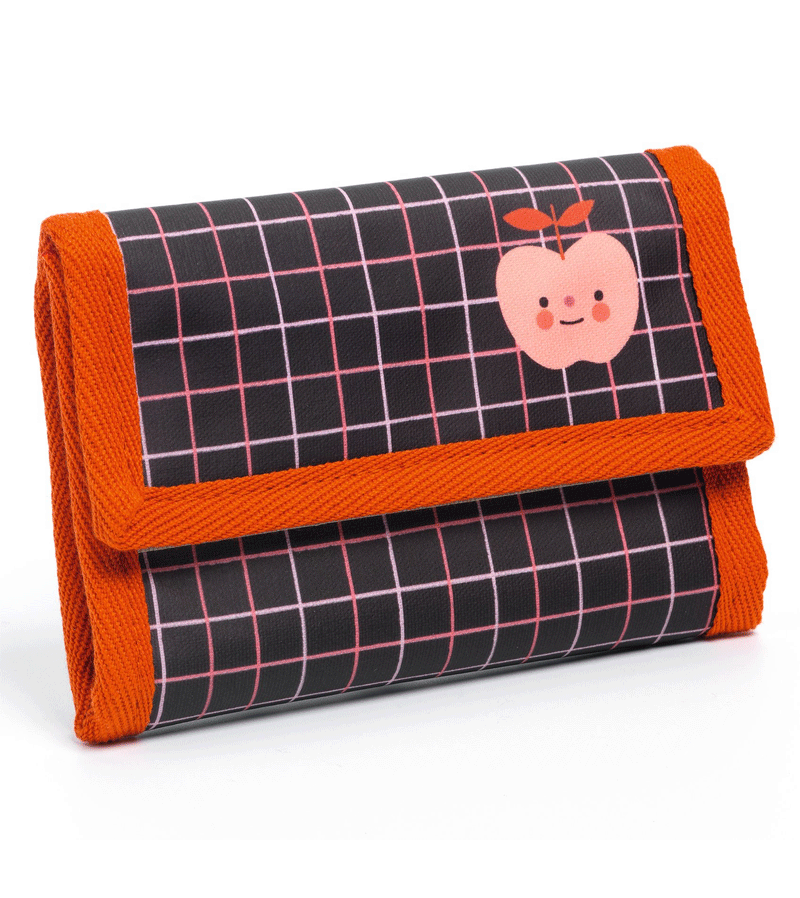 Candy Apple Velcro Wallet by Djeco