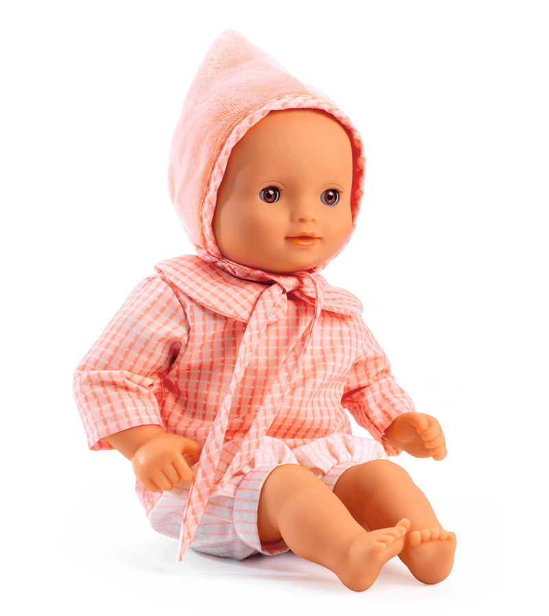Pomea Baby Rose Doll by Djeco