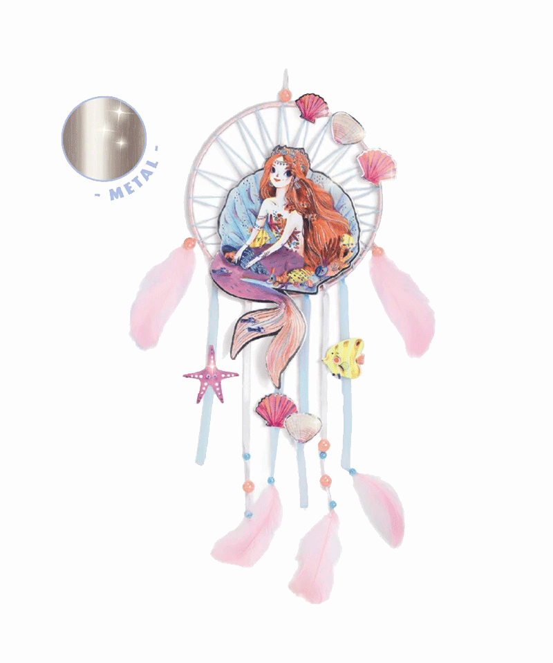 DIY Gentle Mermaid Lucille Michelli Dreamcatcher by Djeco