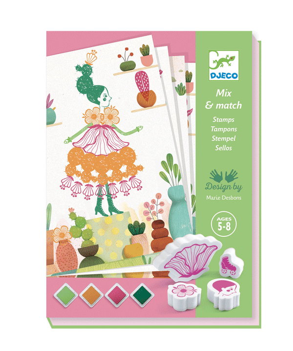 Flower Girls Stamp Art Set by Djeco