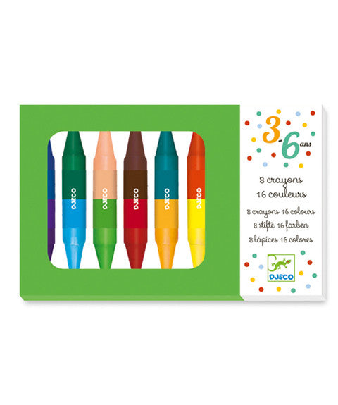 8 twins crayons by Djeco