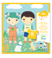 Clothes Reusable Sticker Book by Djeco - Niddle Noddle