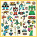 Robot Metallic Stickers by Djeco - Niddle Noddle