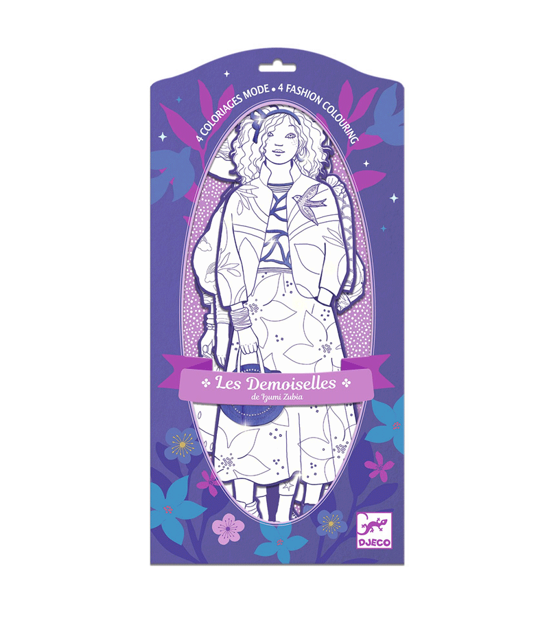Zaho & Friends Les Demoiselles Fashion Colouring by Djeco