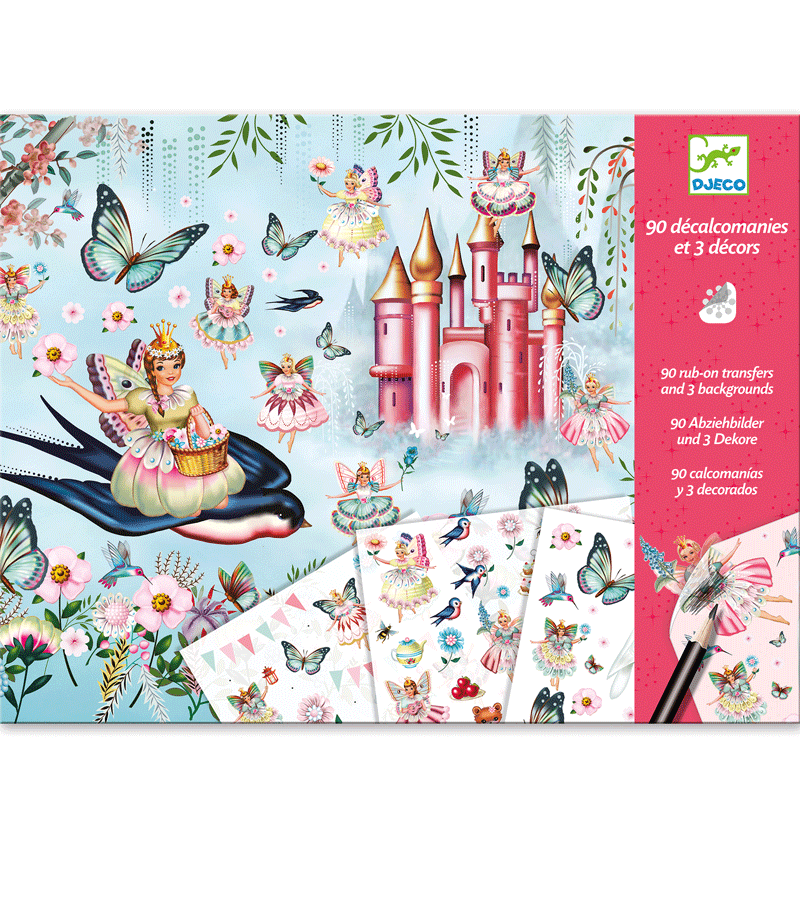 In the Land of the Fairies Transfers by Djeco