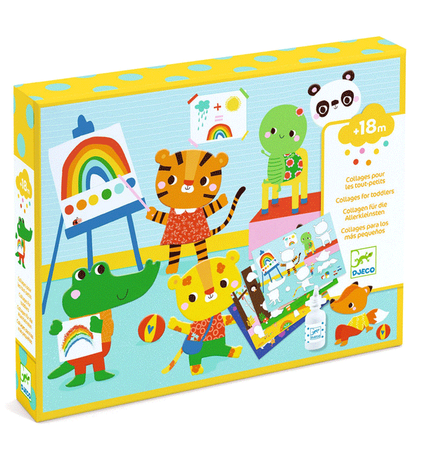 The Day Collages for Toddlers by Djeco