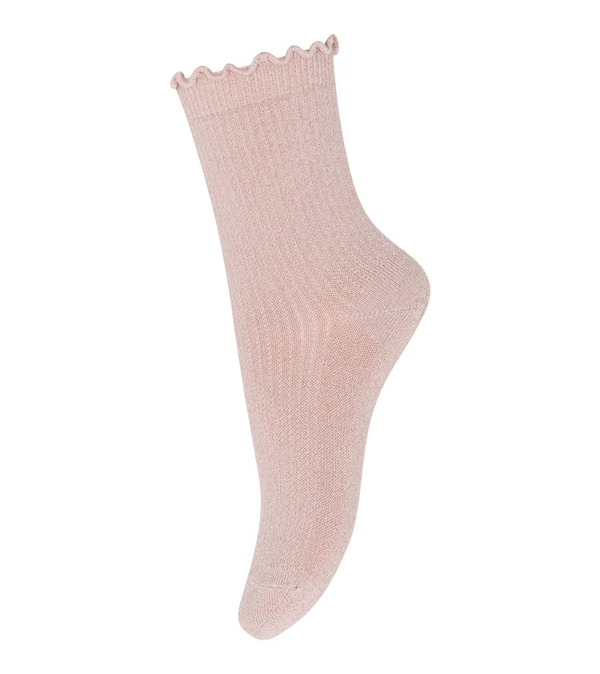Rose Dust Doris Glitter Socks by mp Denmark