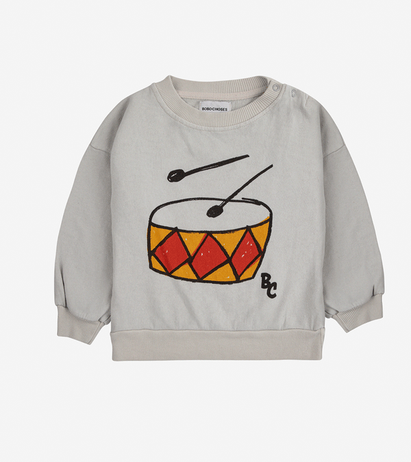 Baby Play the Drum Sweatshirt by Bobo Choses