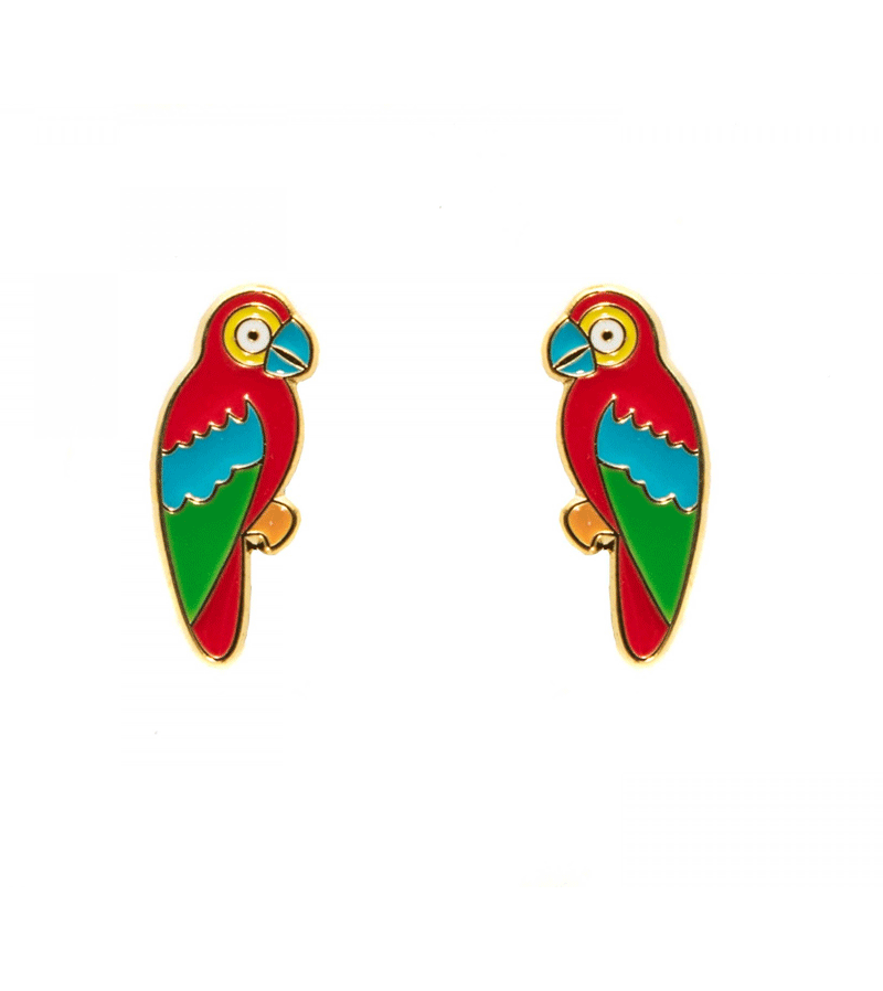 Parrots Earrings by Acorn & Will