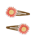Set of 2 Flower Hair Clips by Sticky Lemon