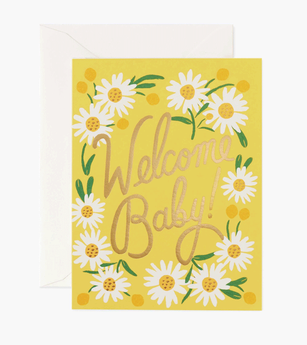 Daisy Baby Card by Rifle Paper Co