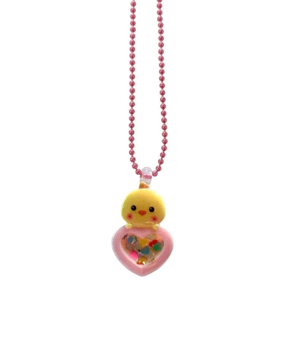 Glitter Chick Necklace by Pop Cutie