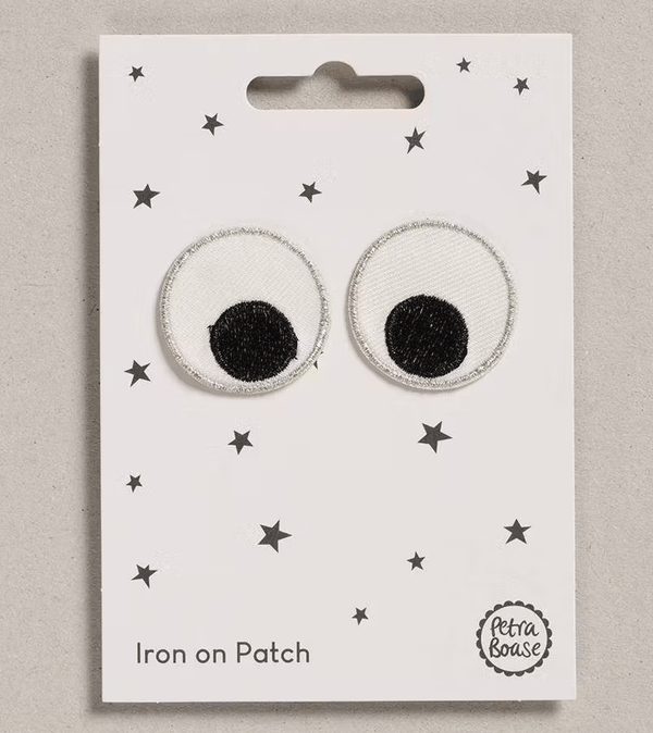 Eyes Iron on Patch by Petra Boase