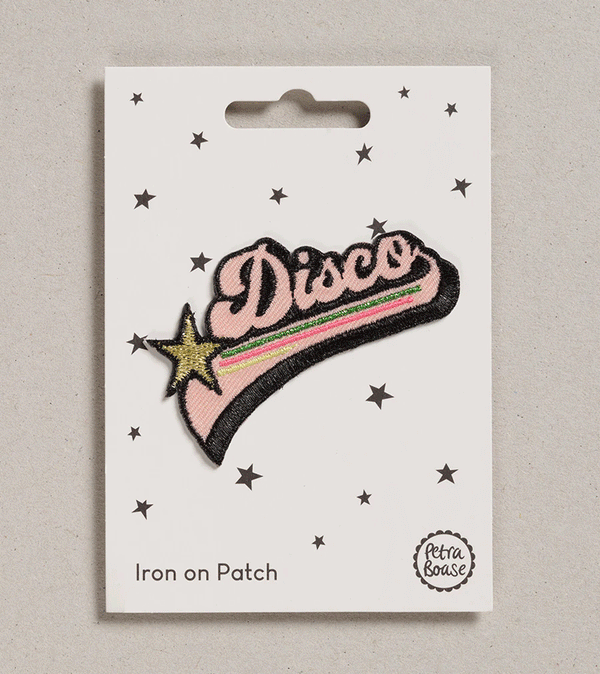 Disco Iron on Patch by Petra Boase