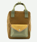 Khaki Green Meadows Envelope Backpack by Sticky Lemon