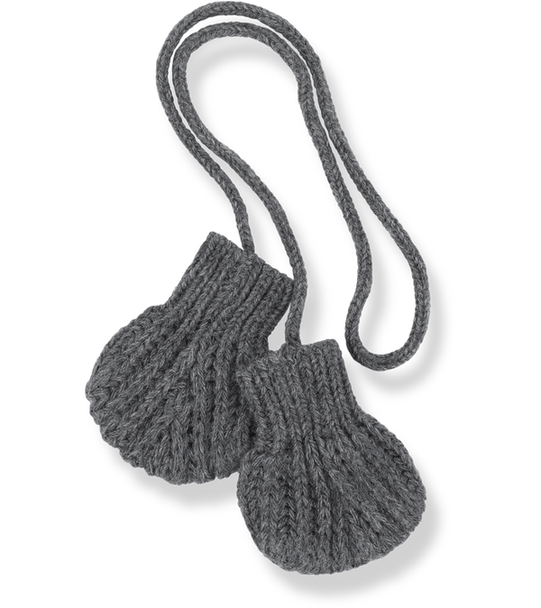 Grey Leda Mittens by 1+ in the Family
