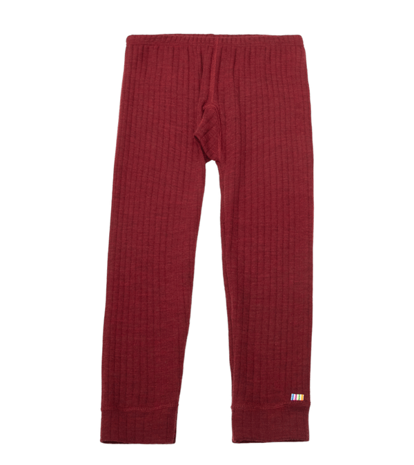 Red Currant Merino Wool Leggings by Joha
