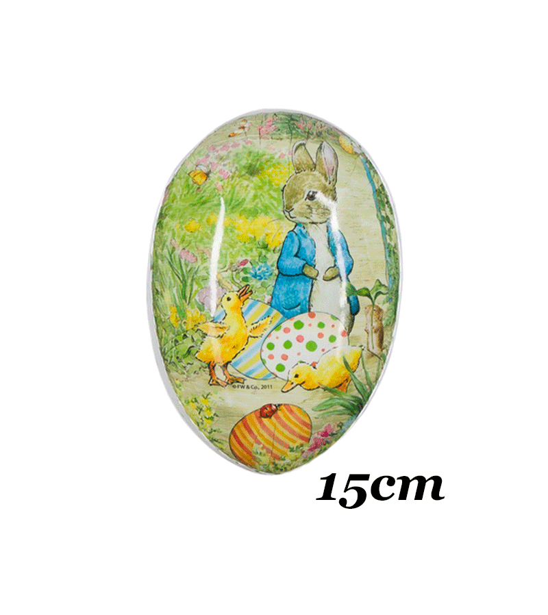 15cm Beatrix Potter Cardboard Easter Egg