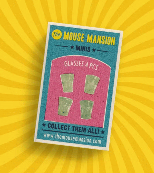 Minis Waterglasses by the Mouse Mansion