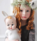 White Baby Lapin and Me Lamp - Niddle Noddle