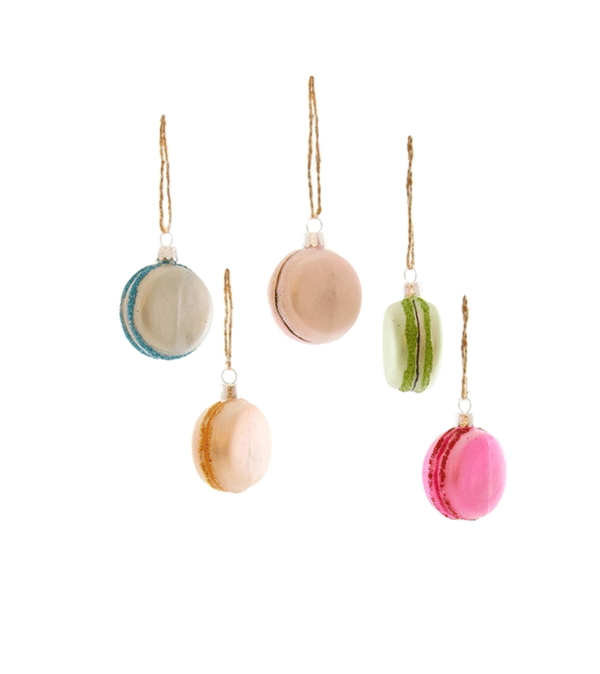 French Macaroon Glass Ornament by Cody Foster