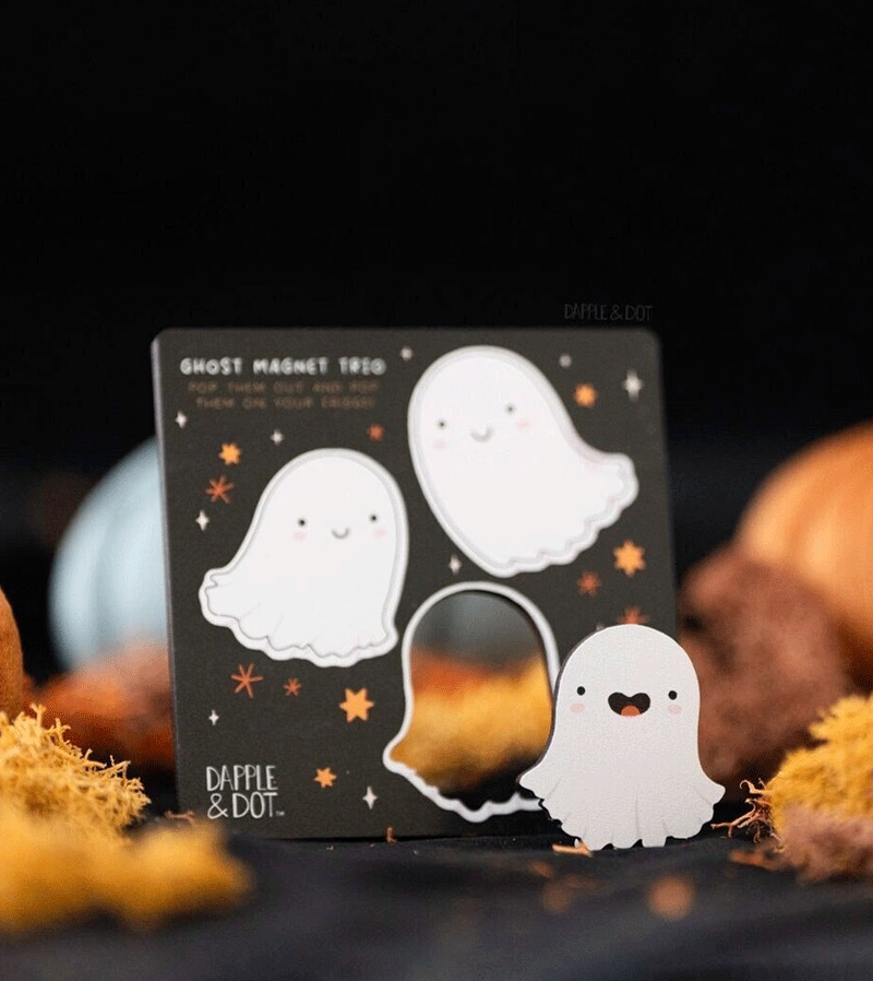 Ghosts Pop Magnets by Dapple & Dot