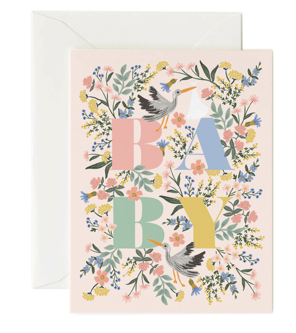 Mayfair Baby Card by Rifle Paper Co.