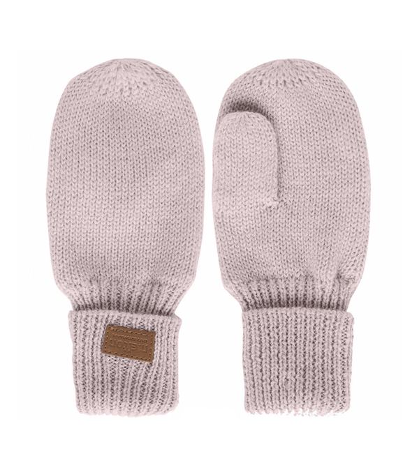 Rose Wool Blend Lined Mittens by Melton