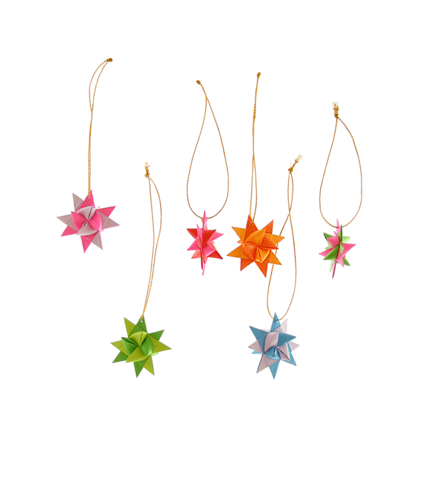 Tiny Moravian Paper Star Ornament by Cody Foster