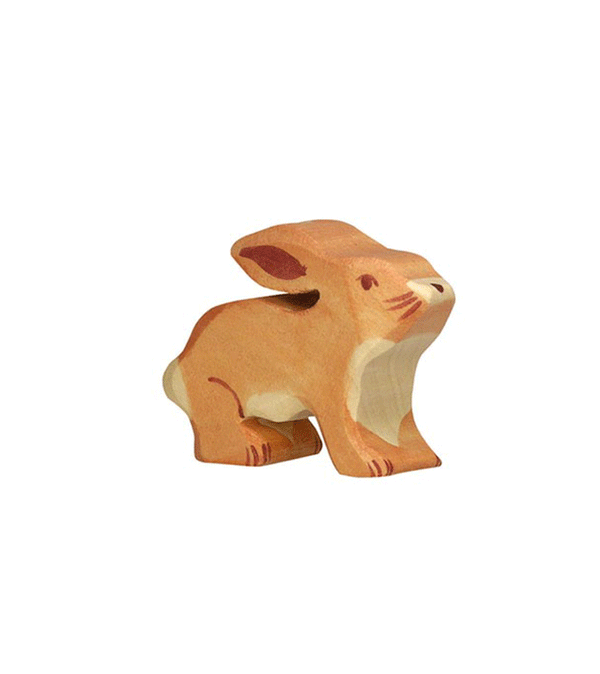 Wooden Running Hare by Holztiger