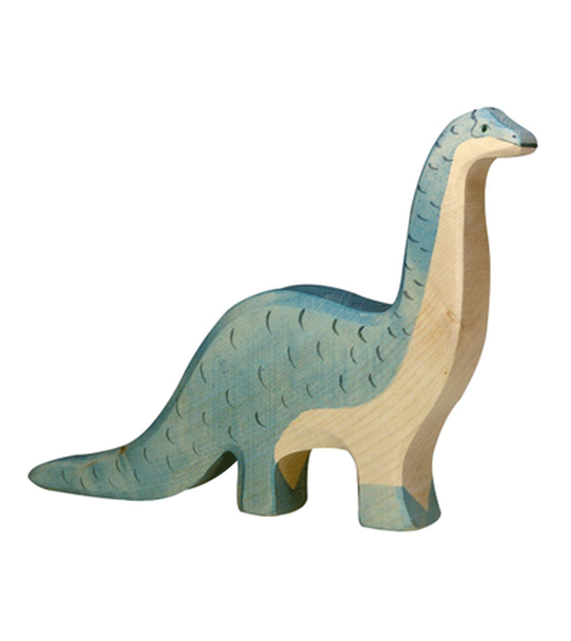 Wooden Brontosaurus by Holztiger
