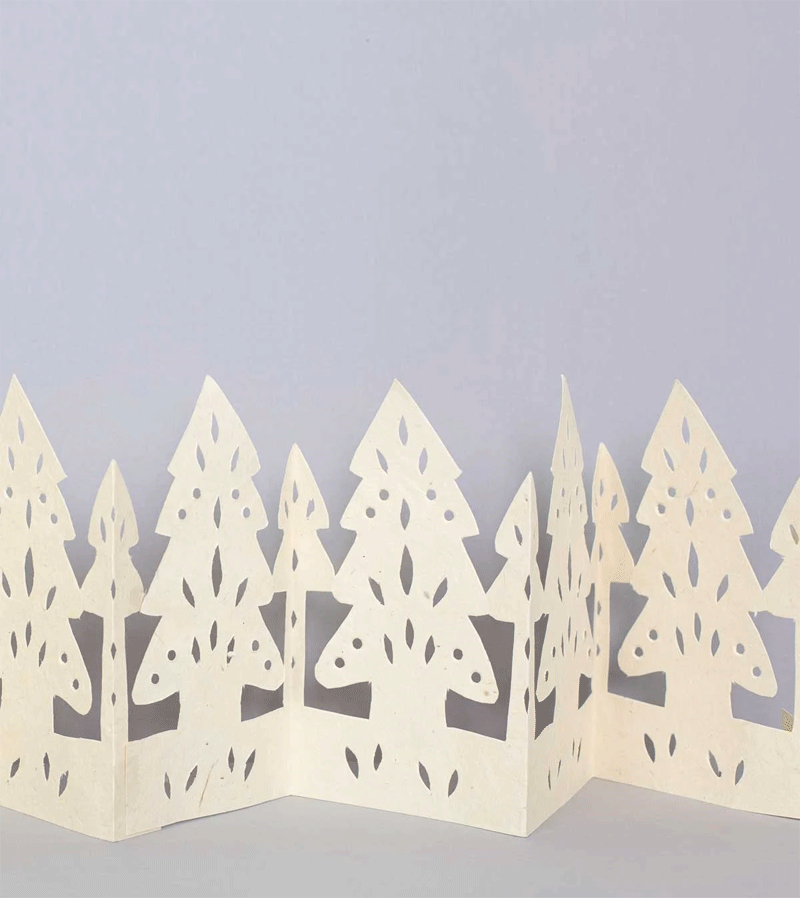 White Paper Christmastree Decoration by AfroArt