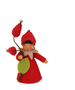 Standing Hip Girl Mini Felt Waldorf Doll