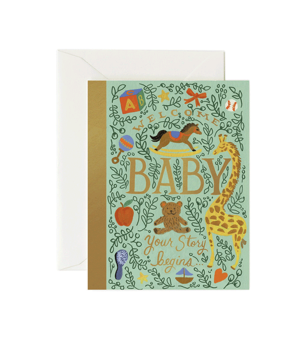 Storybook Baby Card by Rifle Paper Co.