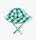 Green Check Sun Hat by Arsene et les Pipelettes