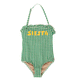 Green Check Siesta Swimming Costume by Tinycottons