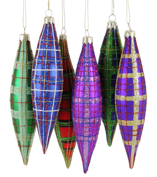 Tartan Spindle Ornament by Cody Foster