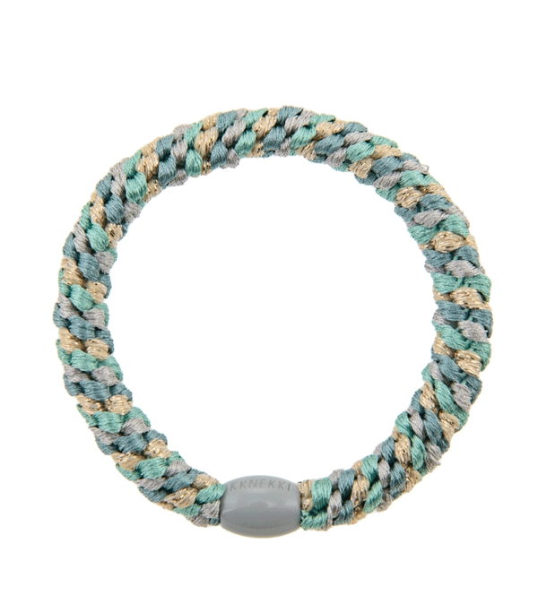 Teal Gold Glitter Mix Hairband by bon dep