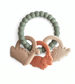 Dino Teething Ring  by Mushie