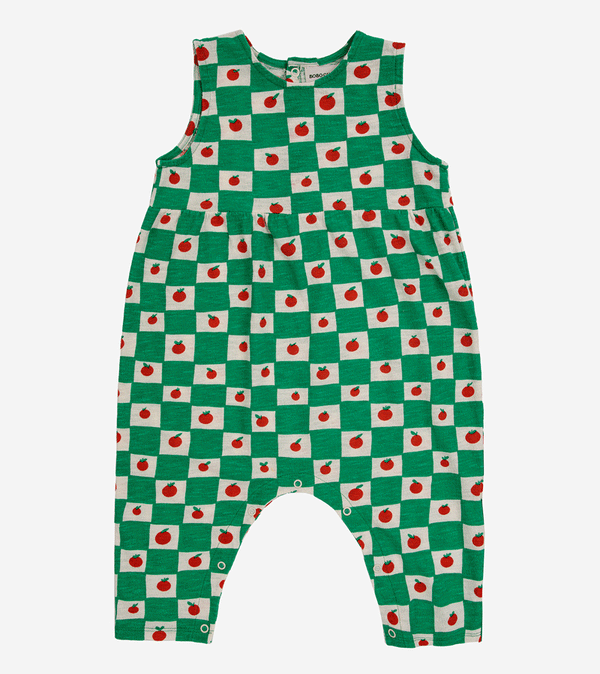 Baby Tomato all over Playsuit by Bobo Choses