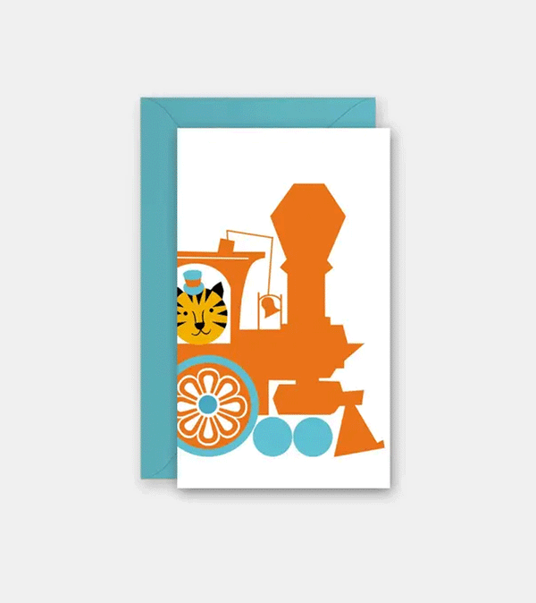 Circus Train Mini Card