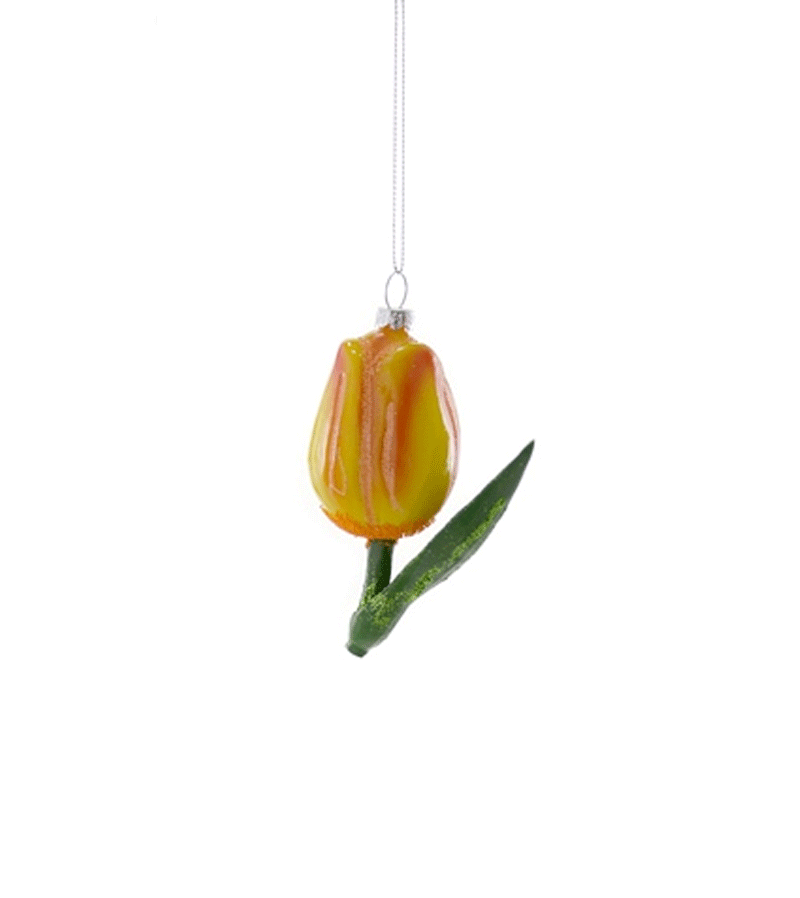 Dutch Tulip Glass Ornament by Cody Foster