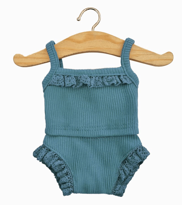 Peacock Rib Underwear Set of Minikane Baby Dolls