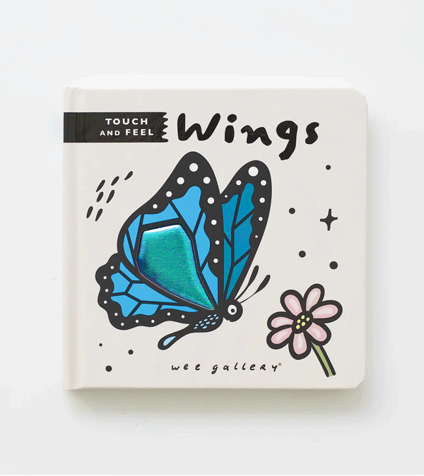 Wings Touch and Feel book by wee gallery
