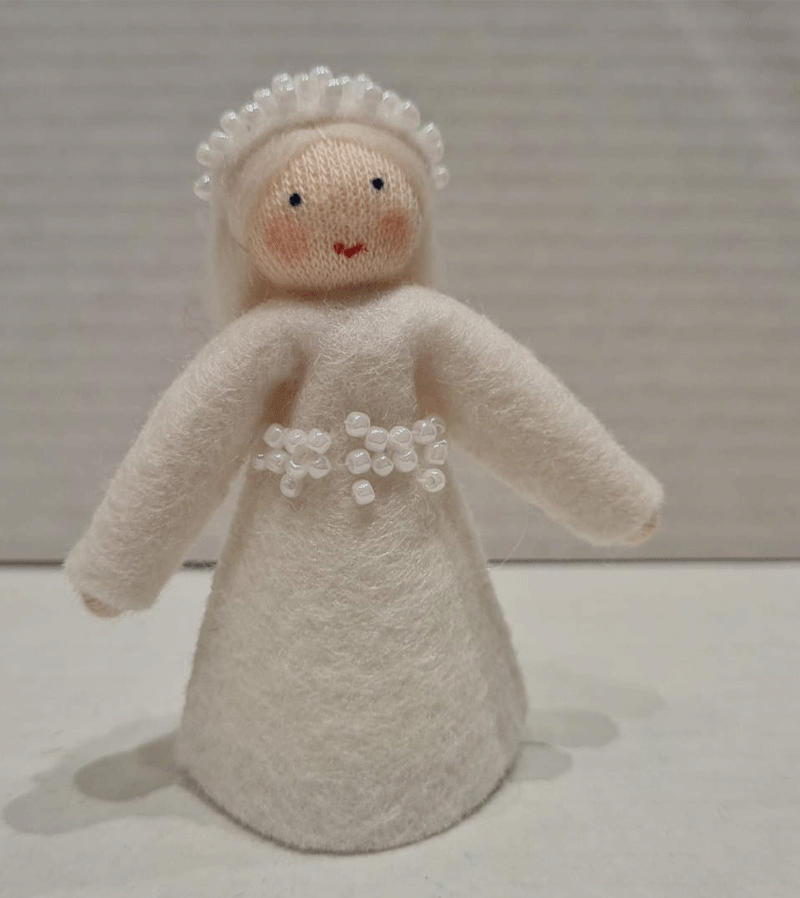Winter Princess Waldorf Fairy Doll