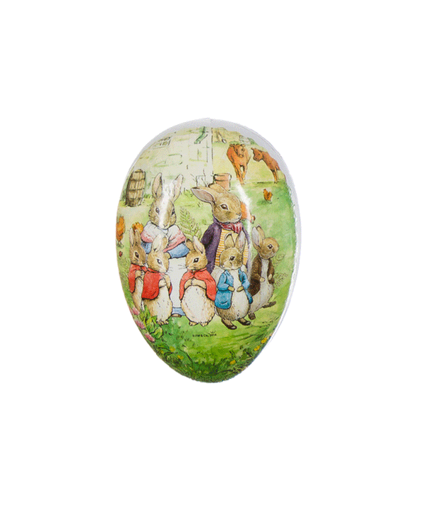 18cm  Beatrix Potter Cardboard Easter Egg