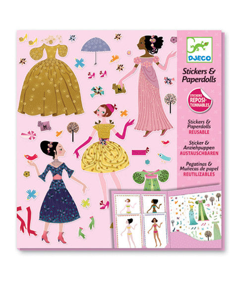 Reusable Stickers - Dresses through the seasons by Djeco