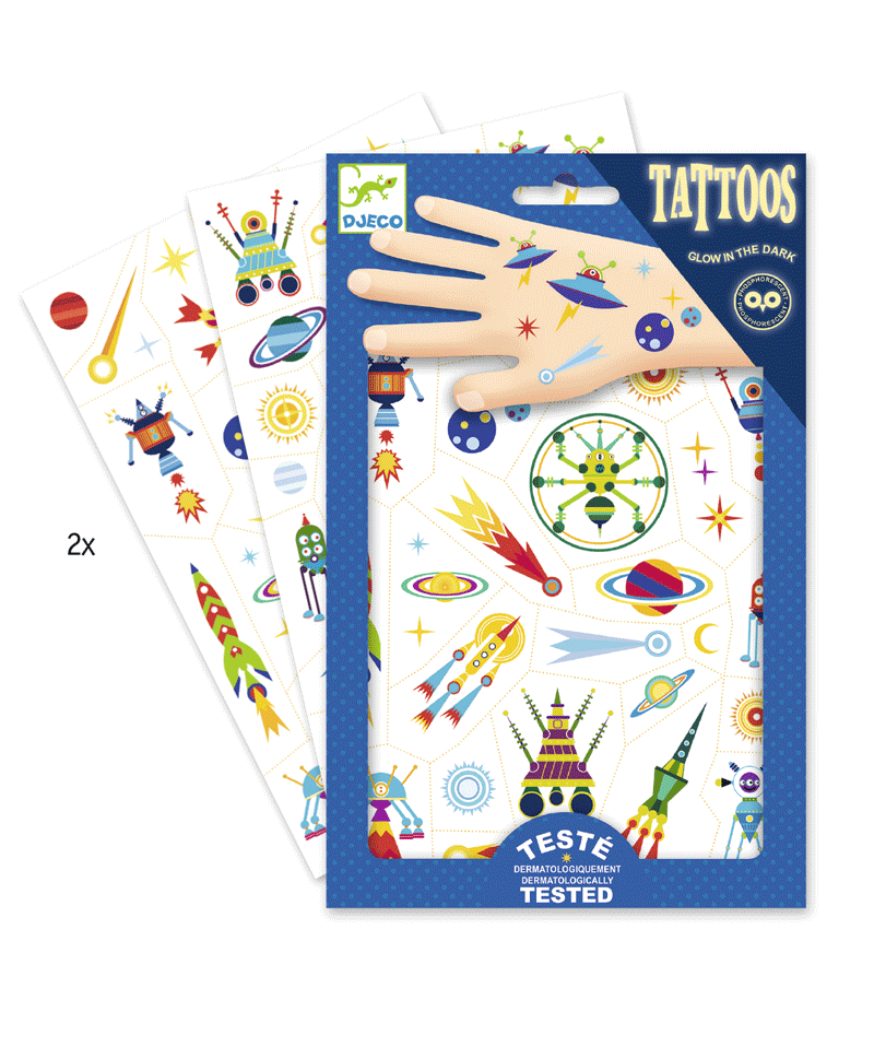 Djeco Tattoos - Space Oddity